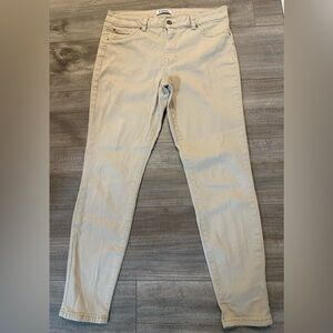 d. jeans Khaki Straight Leg Jeans - Size 14